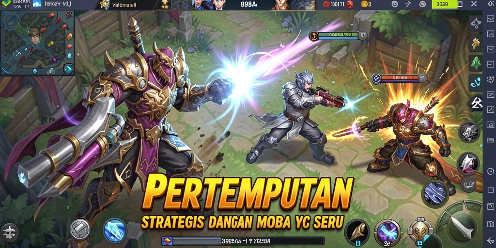 Gameplay dinamis dan strategi tim dalam 898A.