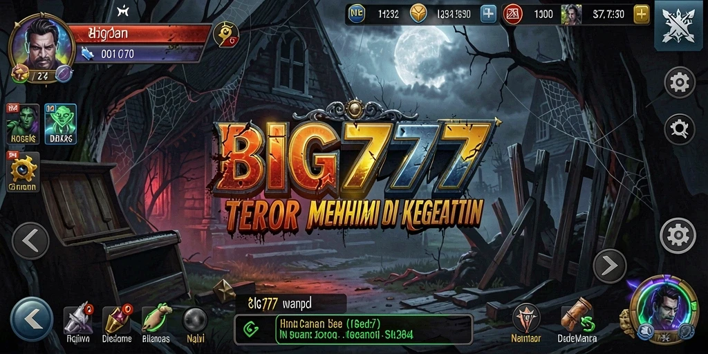 Tangkapan layar menampilkan gameplay Horror menegangkan dari BIG777.