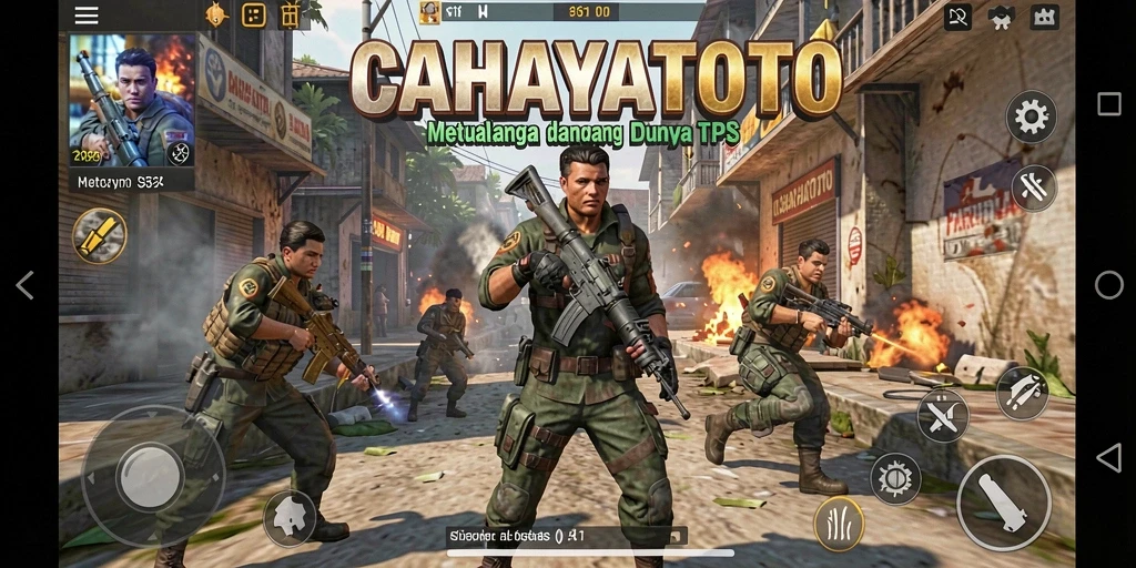 Gameplay seru CAHAYATOTO dengan aksi tembak-menembak.