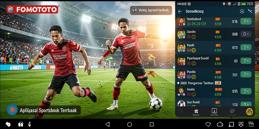 Tangkapan layar FOMOTOTO menampilkan antarmuka taruhan yang menarik dan informatif.