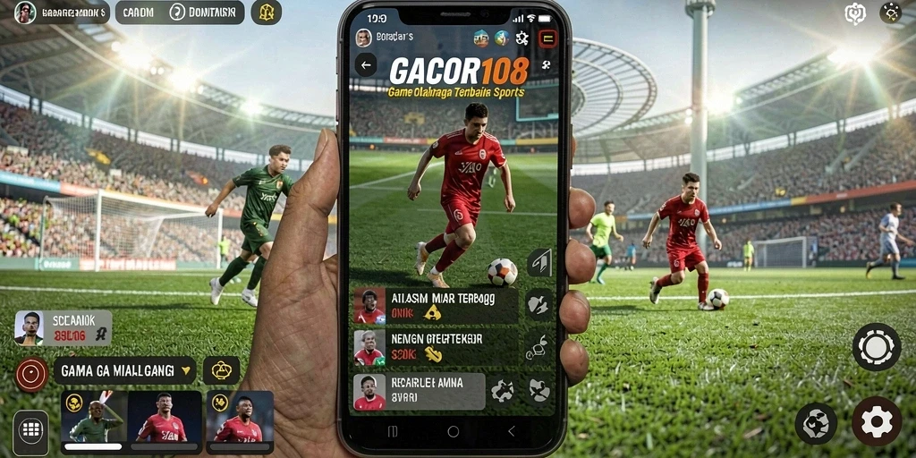 Screenshot menampilkan gameplay seru GACOR108 dalam olahraga.
