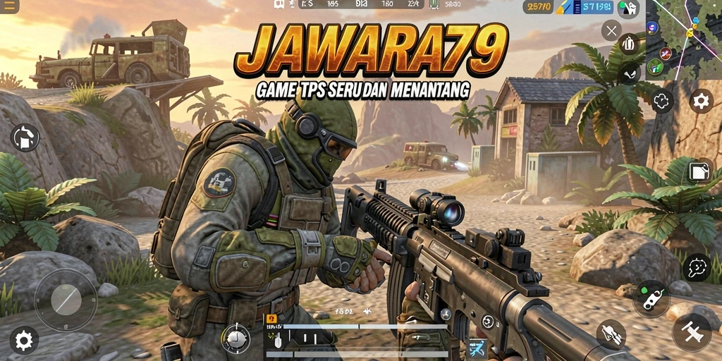 Tangkapan layar menampilkan aksi intens dari gameplay JAWARA79.