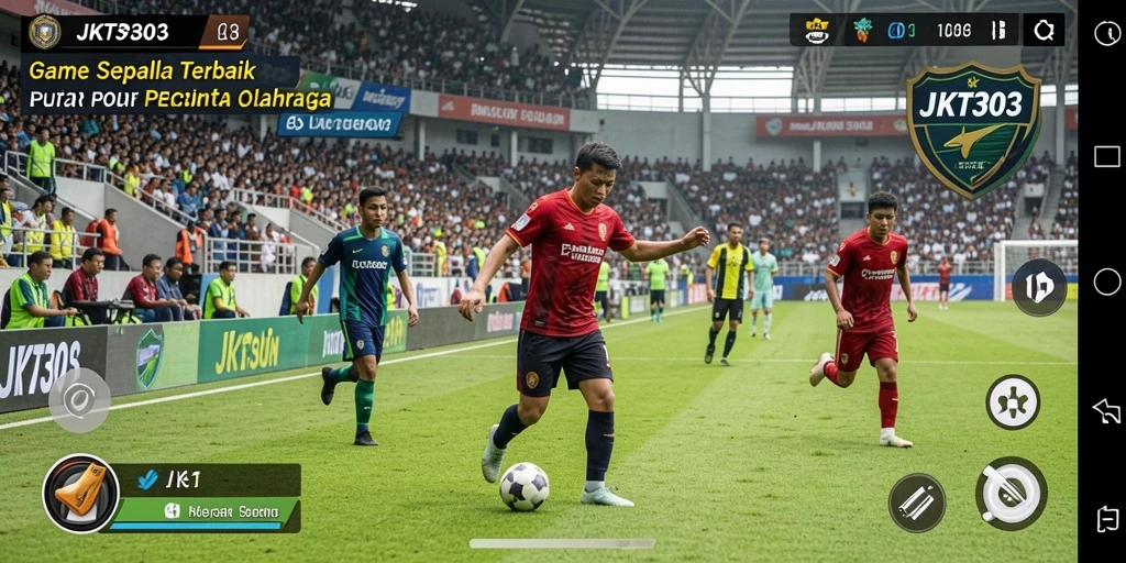 Gameplay dinamis sepak bola di JKT303 menunjukkan aksi nyata.