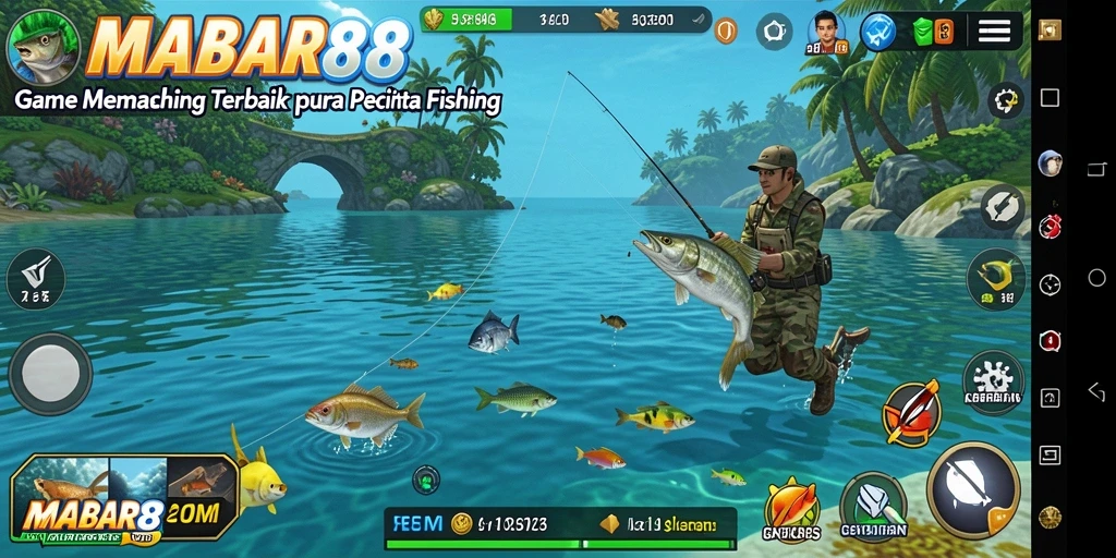 Tangkapan ikan yang memuaskan dalam gameplay MABAR88.