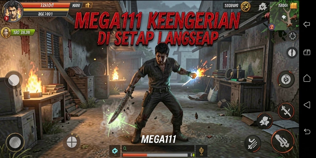 Gameplay mendebarkan dari MEGA111 yang penuh dengan elemen horror.