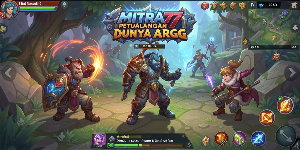 Screenshot gameplay <strong>MITRA77</strong> yang menampilkan aksi pertempuran mendebarkan.