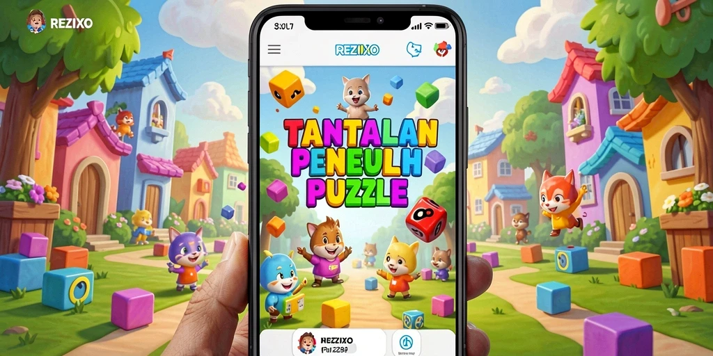 Screenshot gameplay menarik dari REZIXO yang penuh tantangan.