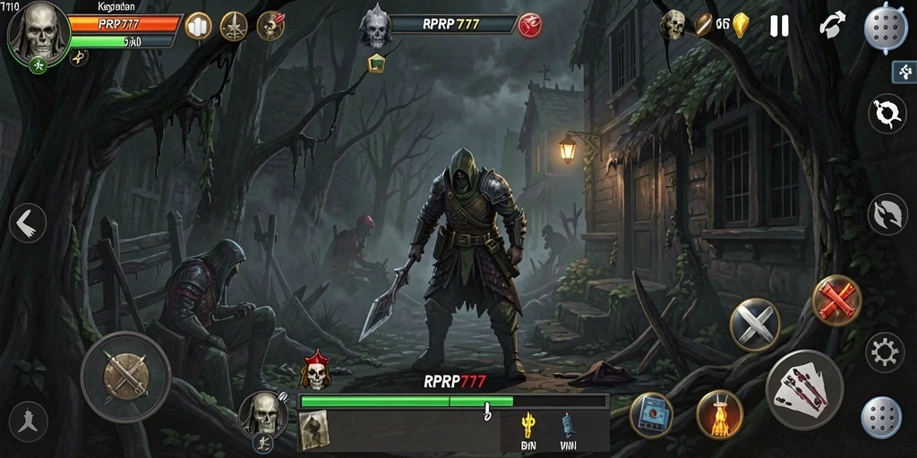 Gameplay RPRP777 yang menakutkan dan mendebarkan.