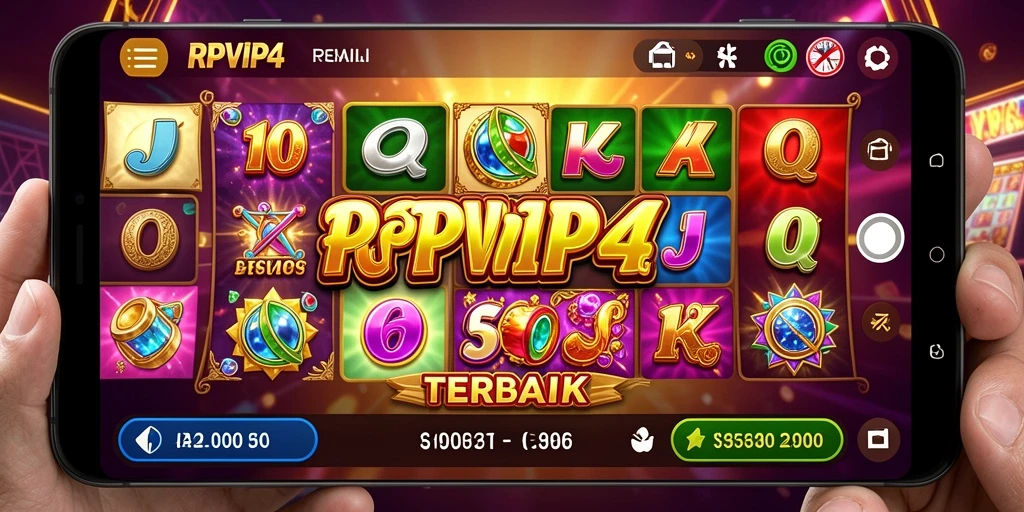 Tangkapan layar gameplay RPVIP4 menampilkan fitur slot yang menarik dan grafis menawan.