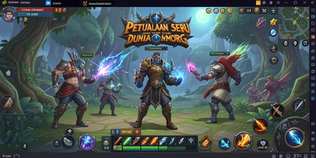 Gameplay seru di dunia fantasi SD107 yang mendebarkan.