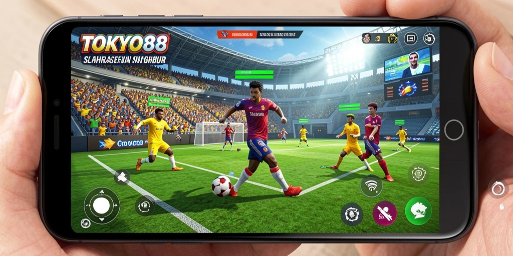 Tampilan gameplay seru dengan grafis menawan di TOKYO88.